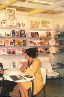Frankfurt Bookfair booth, early 1990s