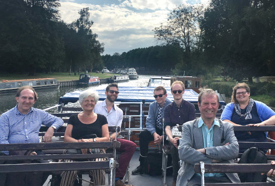 The Oxford office 2023 summer boat trip on the Thames